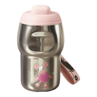 希乐星际熊保温杯联名轻奢咖啡杯陶瓷内胆儿童学生新款水杯礼物