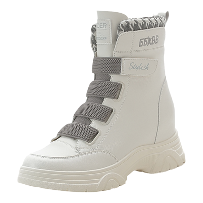 内增高马丁靴子女百搭爆款真皮