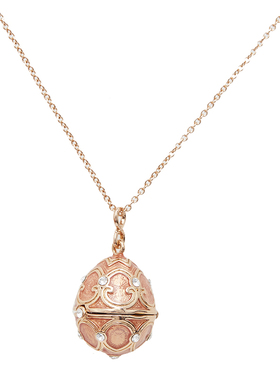 爱心雪花彩蛋项链女新潮