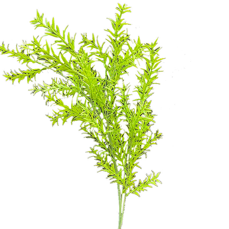 芦荀草竹叶满天星散尾葵千层金婚庆仿真绿植背景装饰挑高插花花材