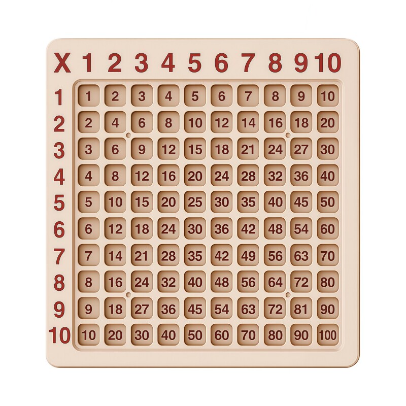 99乘法口诀表儿童桌游益智玩具