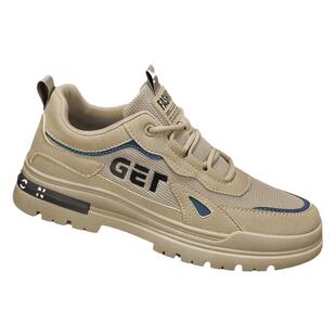 劳保鞋男款2026新款休闲工装运动工地夏季透气男士防滑耐磨工作鞋