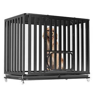 圆弧全方管宠物笼中大型犬室外加固加粗金毛拉布拉多狗笼带厕所