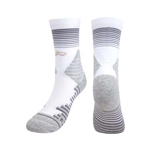 李宁篮球袜男加厚毛巾底秋冬专业运动袜实战精英高帮中长筒女防滑