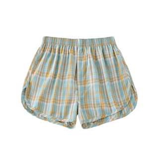 阿罗内裤男士内裤全棉圆角裤男式家居睡裤宽松透气大裤衩肥佬胖子