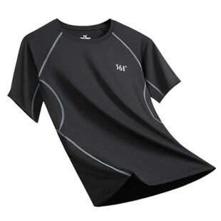 361运动τ恤男速干衣吸湿排汗透气宽松冰丝短袖跑步健身训练上衣
