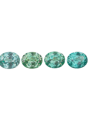 蛋形实验室培育蓝宝石 帕拉伊巴色 梧州人造宝石裸石 饰品diy镶嵌