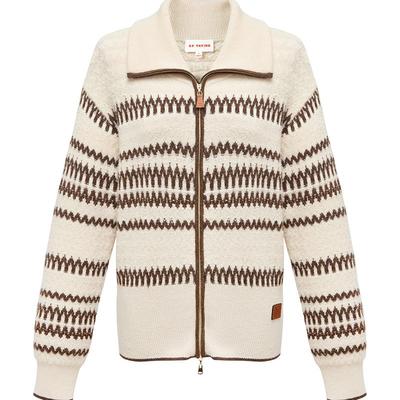 EP雅莹女装 牦牛绒羊毛混纺拉链针织开衫毛衣 冬装新款9102A