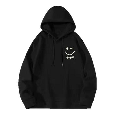 美式高街宽松潮牌男生连帽外套