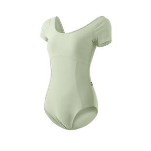 小茉莉舞蹈服女成人紧身短袖连体服古典舞练功服形体服芭蕾体操服