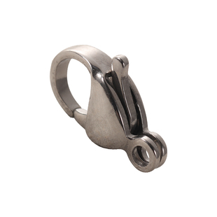 304钛钢不锈钢扣子手链扣龙虾扣diy项链扣头配件链条扣不褪色挂件