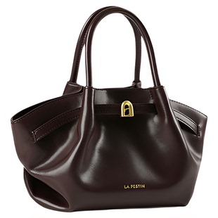 拉菲斯汀麂皮小懒包2025新款包夏季真皮单肩斜挎包通勤女包手提包