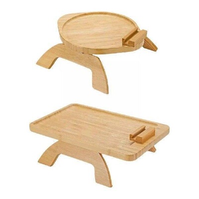 Practical Clip-On Sofa Arm Clip Tray Storage Table Home0