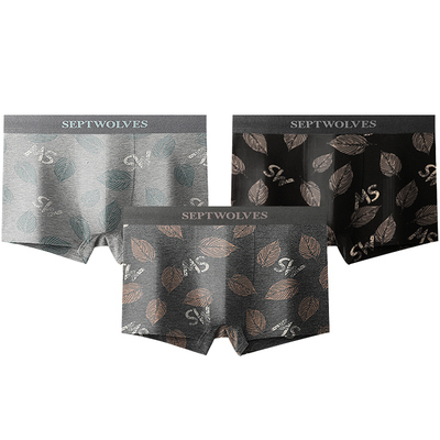 七匹狼纯棉透气抑菌潮流印花内裤