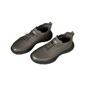 森达健步鞋男春秋商场同款户外运动满帮免系带厚底休闲鞋1SM01DM4