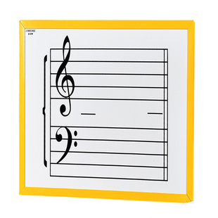 包邮定制五线谱磁性白板音乐教学具课件家用学生琴行摆件便携桌面