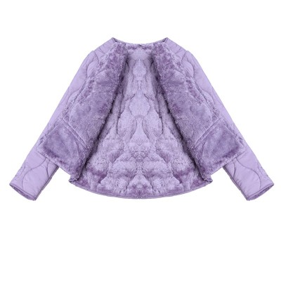 女士修身加绒保暖羽绒棉内胆短款