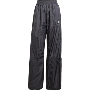 Adidas/阿迪达斯正品三叶草女士宽松梭织运动条纹裤JD0256