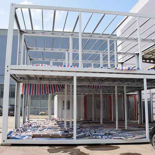 集装箱移动房框架简易活动板房龙骨架集成房屋组装框架配件材料