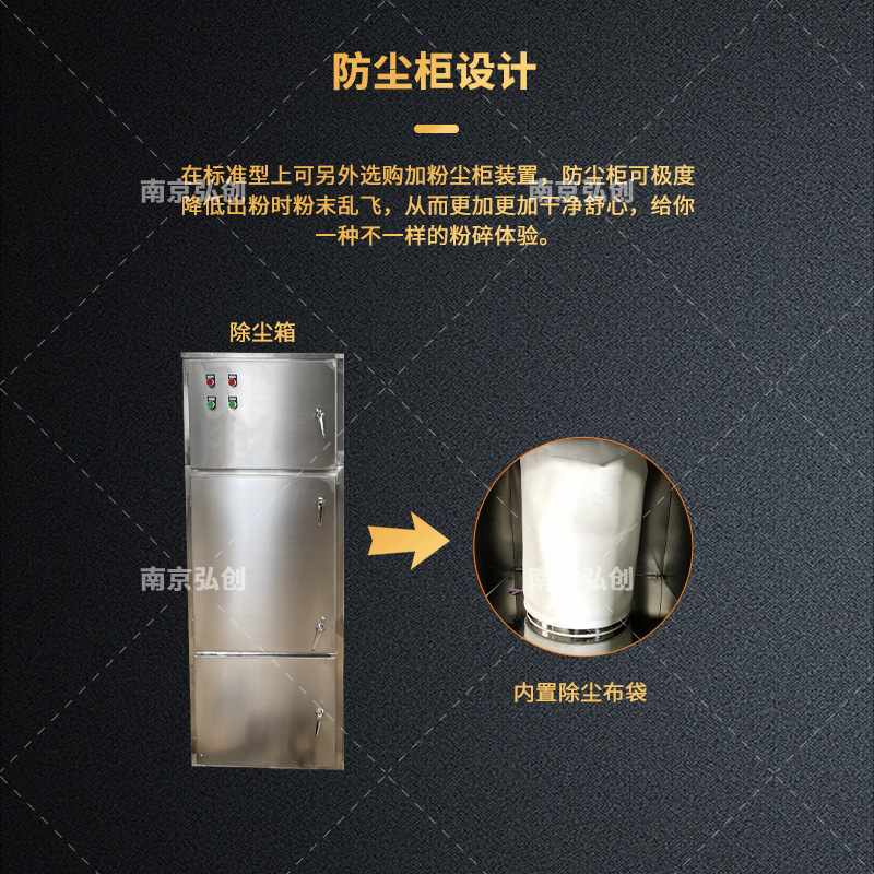 WF除尘粉碎机多功能饲料化工粉体30B万能粉碎机不锈钢高速细粉机