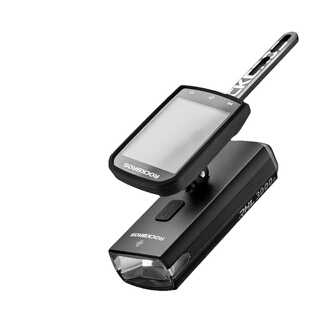 洛克兄弟自行车灯前灯3000流明高亮强光手电筒山地公路车夜骑装备