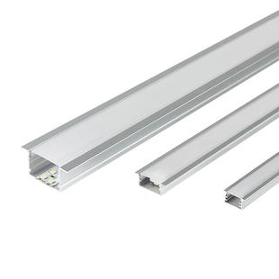 24V嵌入式线形灯暗装明装线条灯铝槽12VLED灯带线性灯天花板客厅