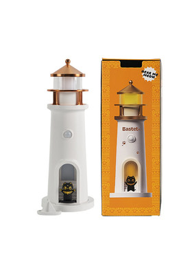 大英博物馆灯塔投影小夜灯台灯白噪音蓝牙音响音箱男生生日礼物女