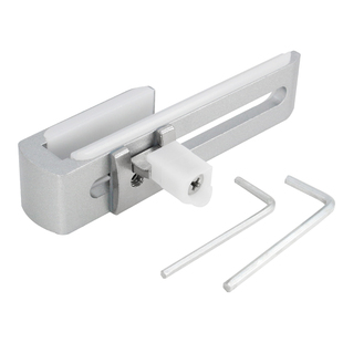 浴室移门锁扣淋浴房推拉门插销锁双开吊门趟门锁免打孔玻璃门卡锁