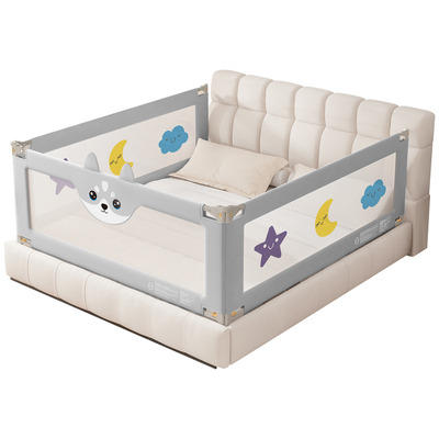 两面婴儿加高床围栏安全加高加固