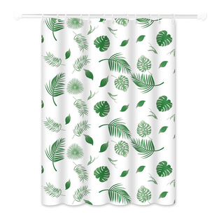 浴室防水浴帘防潮浴室遮挡帘门帘洗澡浴室挂帘免打孔伸缩杆子