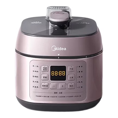美的家用4升电压力锅双胆智能