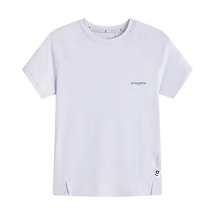 onmygame【防晒爽身衣】女童短袖T恤凉感透气运动衣夏季儿童上衣