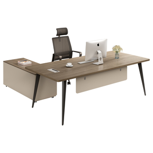 办公桌老板桌简约现代办公室用办公桌椅组合套装设计师经理主管桌