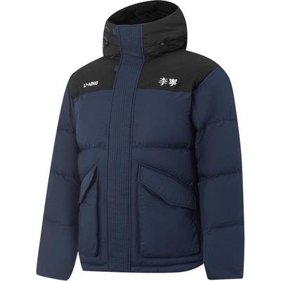 李宁火锅羽绒服情侣工装棉服