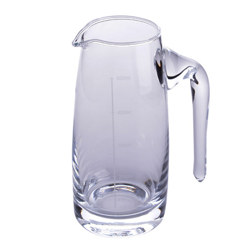 加厚白酒分酒器小白酒杯套装玻璃酒壶家用公杯刻度公道杯带柄二两