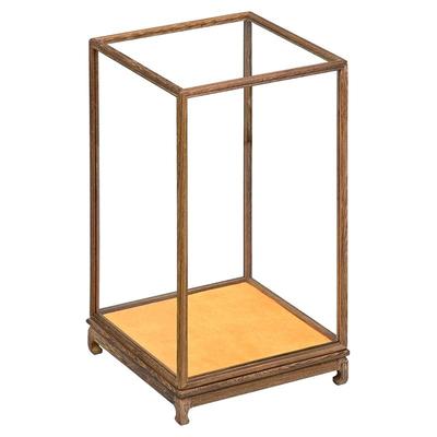 佛像奇石古董摆件宝笼玻璃防尘罩