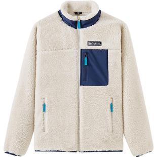 骆驼男装摇粒绒外套男女款秋冬季加绒夹克时尚休闲保暖抓绒衣男