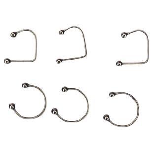 仙人 马蹄环 D形环 唇环/耳钉/鼻中隔/直角马蹄环 1.2粗外螺纹