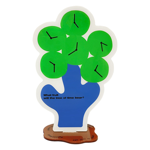 Holidaaays桌面亚克力留言夹立式便签夹工位立牌小摆件相片夹治愈