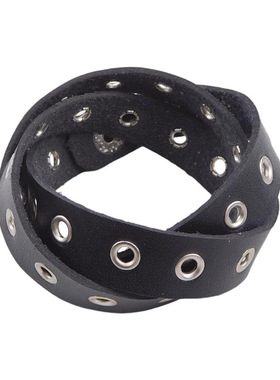 小孔轻巧百搭冷淡风三圈朋克手链