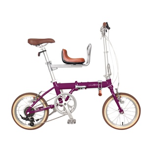 亲子自行车超轻母子车带小孩儿童折叠单车子母接送双人座椅可载