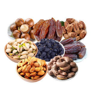 新疆特产坚果混合开心果巴旦木葡萄干500g袋装杏干果零食包邮年货