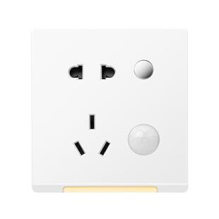 LED地脚灯人体感应夜灯五孔插座86型暗装过道走廊楼梯卫生间床头