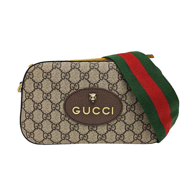 【自营】Gucci/古驰中古98新GUCCI米色老花虎头相机/Neo Vintage