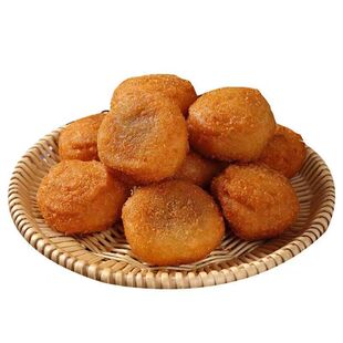 东北老式油炸糕半成品特产懒人早餐脆皮炸糕豆沙馅正红小豆馅宗