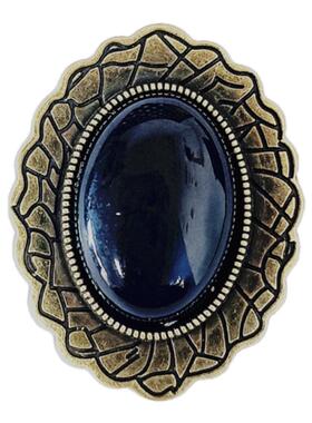 美式宝石虎睛石商务会议领带男新