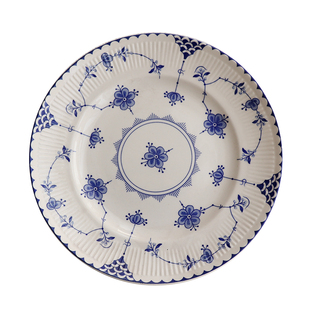 外贸唐草花朵陶瓷马克杯创意西式复古办公室家用礼物水杯咖啡杯