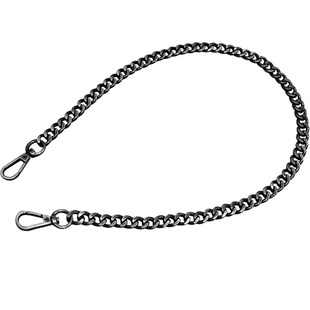 特别推荐质量好不掉色9mm密磨扁平链高档包链 韩国胚金属链条包带