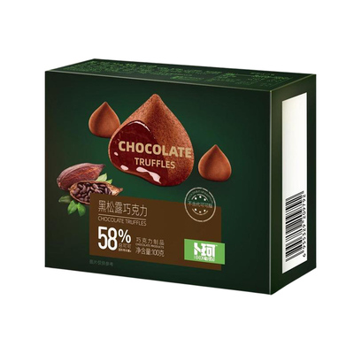 卜珂纯可可脂黑松露巧克力