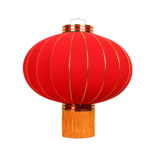 灯笼广告定制印字铁口绒布绸缎户外防水防晒阳台装饰春节大红灯笼